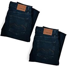 Urban Star Men's Stretch Jeans Relaxed Fit Straight Leg Denim Ultimate Comfort Superflex Jeans