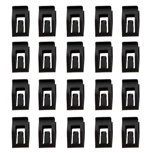 Mtsooning 20PCS Dashboard Trim Clips,Auto Car Metal Front Console Dash Board Retainer Trim, Metal Dash Panel Retainer Clips Replacement for All Automotive