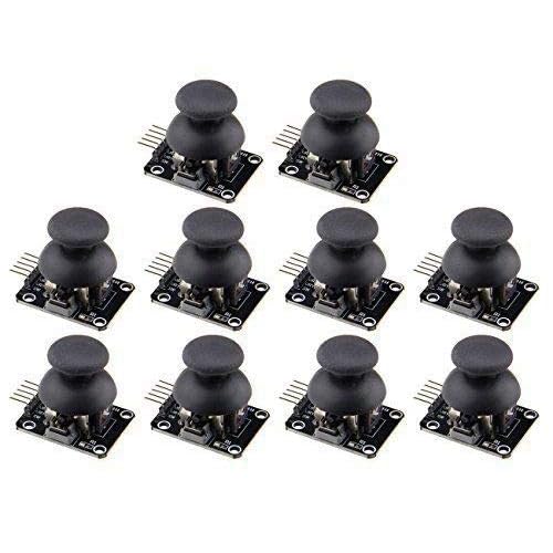 WMYCONGCONG 10 PCS Game Joystick Breakout Module Game Controller Replacement Joystick Control Stick Compatible with PS2 Arduino Raspberry Pi