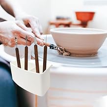 Universal Pottery Wheel Organizer Tool for Pottery Wheel, Plastic Storage Shelf with Adjustable Slots, 2 Sizes (A)
