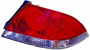 ACK For Mitsubishi Lancer Sedan 04-07 Tail Light Passenger Side ES,LS Clear/RED Lens CAPA | DOT Certified MN161946 | MI2801119C