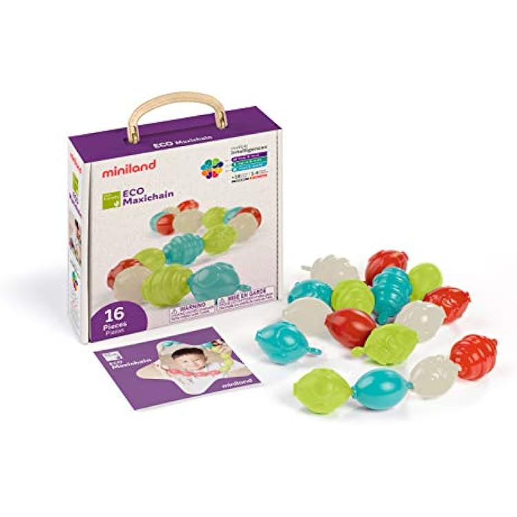 Miniland - ECO Maxi Chain bioplastic Beads