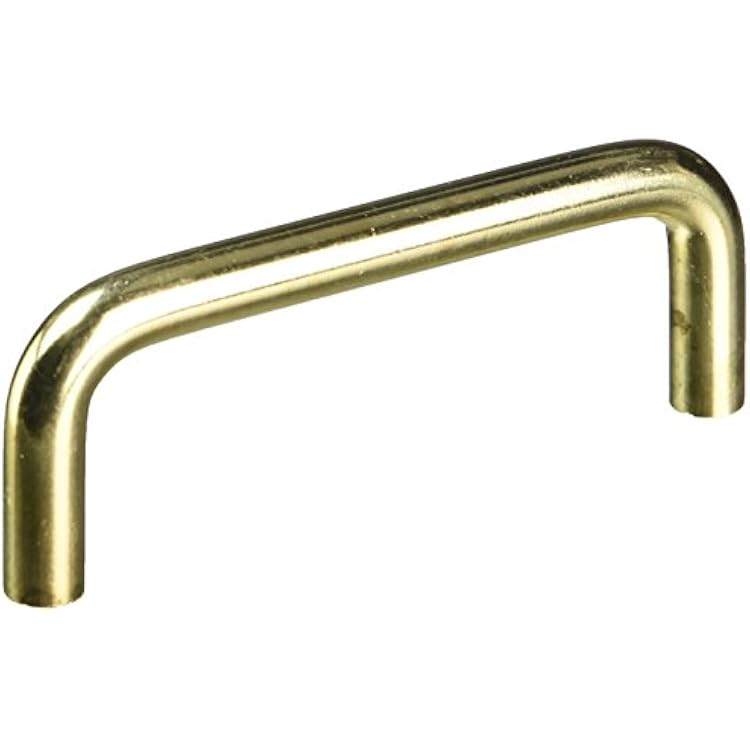 Laurey 34237 3-Inch Tech Wire Pull, Polished Brass