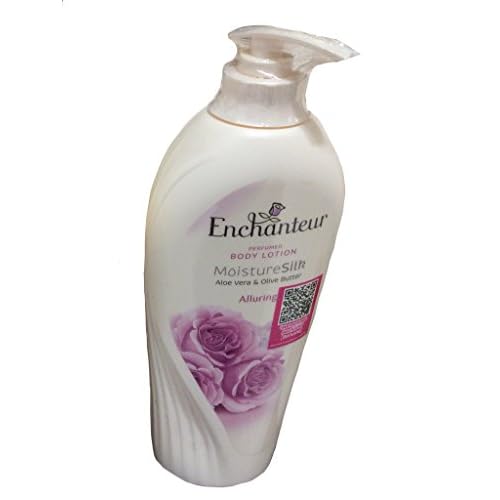Enchanteur perfumed body lotion moisture silk aloe vera & olive butter Alluring 500 ml.