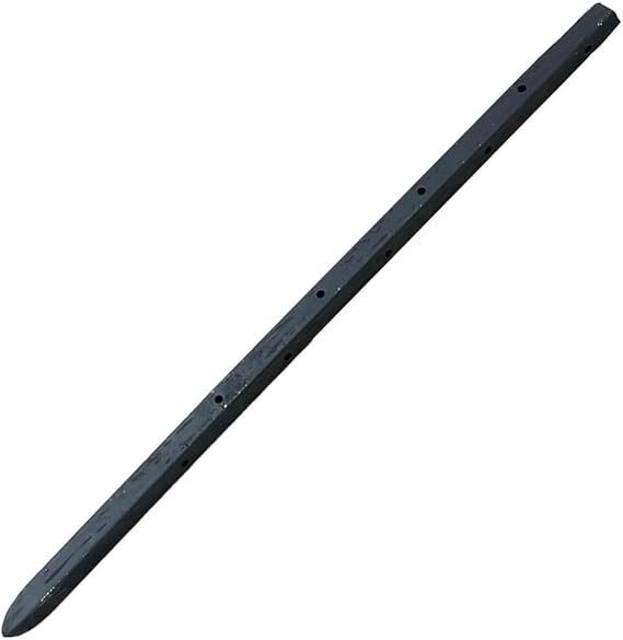 Sandbaggy 18" Square Steel Concrete Form Stakes with Nail Holes - 5/8" Wide - Rust Resistant - Removable/Reusable - Construction Grade Rebar Pins (Square Nail Stakes, 5, Count)