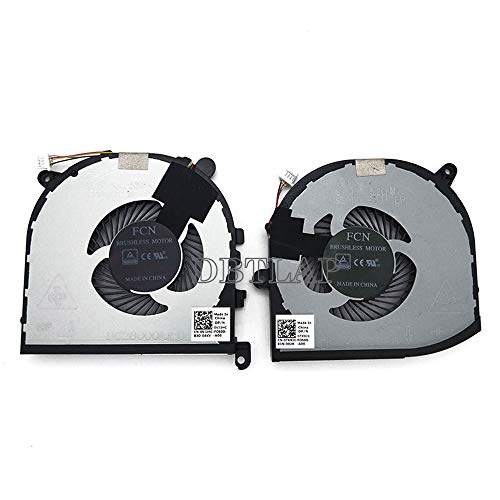 Fan Compatible for Dell XPS 15 9560 Precision 5520 CPU  GPU Cooling Fans DC28000I0F0 0VJ2HC 0TK9J1