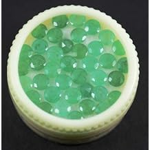 GemMartUSA Emerald Loose Gems | Round Shape | 100% Natural Hand Cut Polished | Grade A natural inclusions | Wholesale Lot EM-60002
