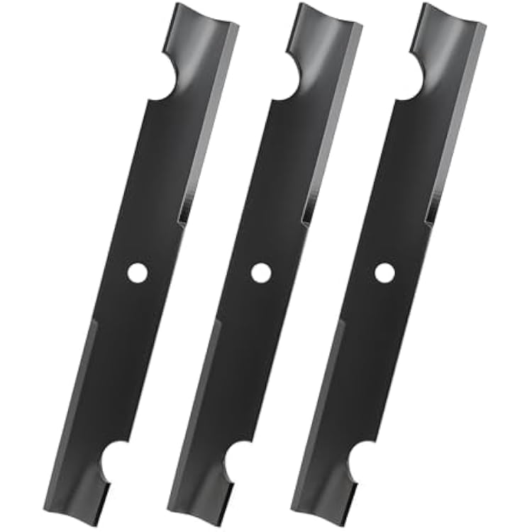 Keycci 038-0001-00 Lawn Mower Blade Compatible with Bad Boy Mower 54 Inch Deck, Mulching Blades Fits for Bad Boy Outlaw ZT CZT Maverick Avenger Revolt, Replace 038-0002-00, 3 Pack
