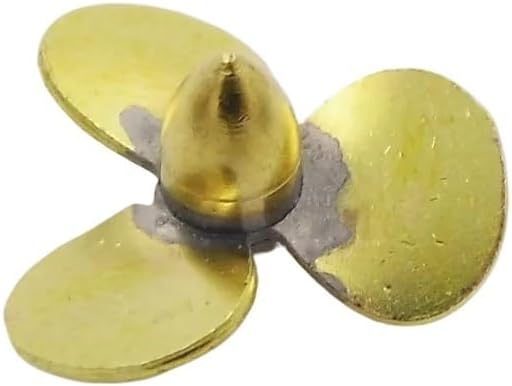 RC Boats Copper 3-Blade Propeller Fits 2mm Shaft, Left and Right Hand Options Available in 12mm, 14mm, 16mm, 23mm Sizes for Scale Marine and Submarine Models(D23mm Right Hand)