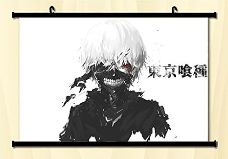 Home Japanese Anime Tokyo Ghouls Kaneki Ken Poster Wall Scroll 23.6 X 17.7 Inches 016