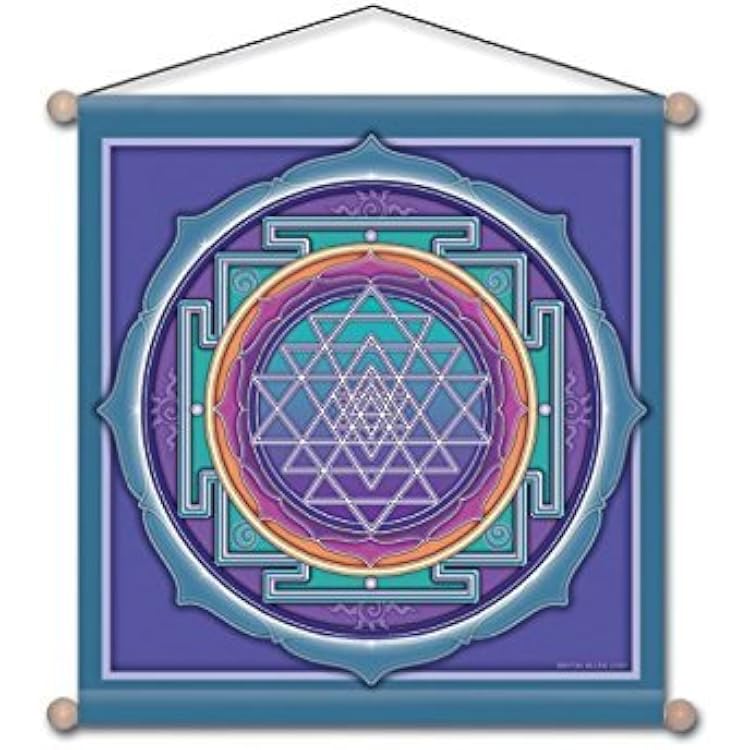 15 X 15 Sri Yantra Mandala Meditation Banner