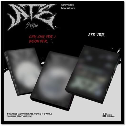 Stray kids ATE 9th Mini Album Limited Edition ATE Ver + Standard 2 Ver Set via DHL Express