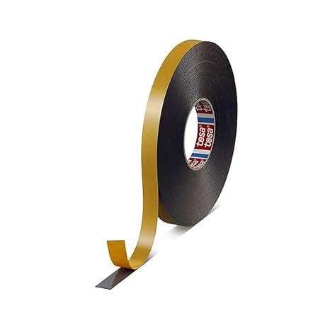 tesa 62934-800m Double Sided PE Foam Tape for Constructive Mounting Applications (1/2" x 50m)