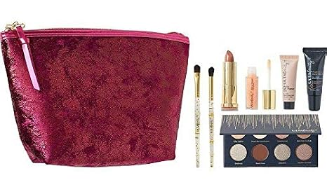 Ulta Beauty 8-Piece Makeup Set with Bushes and Cosmetic Bag