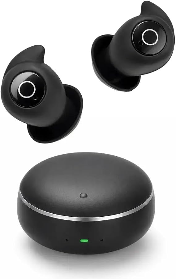 Artevive Motorcycle Earbuds Low Profile Bluetooth Moto Earbuds & Headset for Helmet Music & GPS, Best Earbuds for Motorcycle Riding, Under Helmet