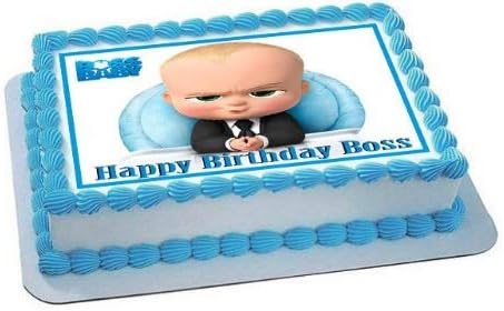 Boss Baby Edible Cake Topper Party Edible Cake Image Decoration Sugar Sheet