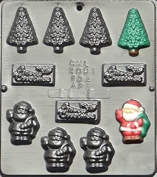 Christmas Assortment Chocolate Candy Mold Christmas 2091