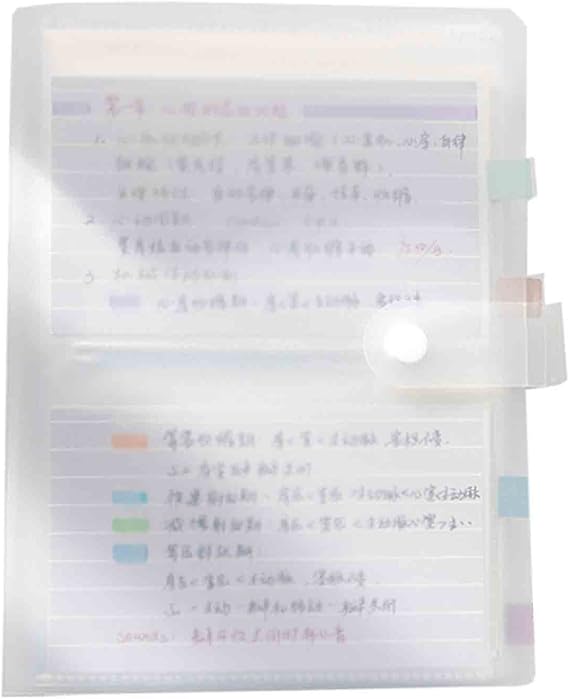 3x5 Index Cards Clear Plastic Holder Organizer Pouches Book Binder 40 Page Hold 160 Cards