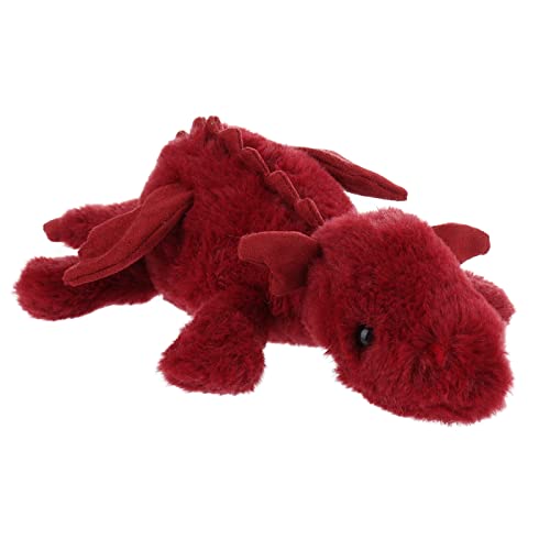 Apricot Lamb Toys Plush Plum Lying Dragon Dinosaur Stuffed Animal Soft Cuddly Perfect for Child Red Dragon,15 Inches
