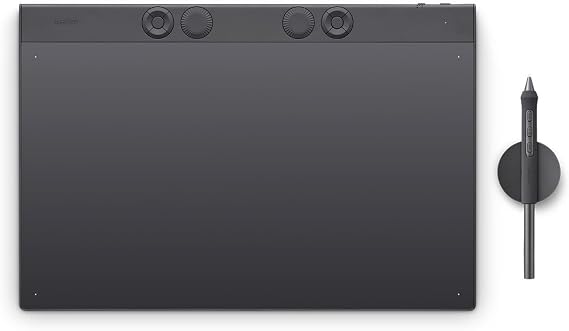 Wacom Intuos Pro Large TPTK870K0C Pen Tablet, Pen Tab, Pro Board Tab, Wacom Pro Pen 3, Compatible with Windows and Mac