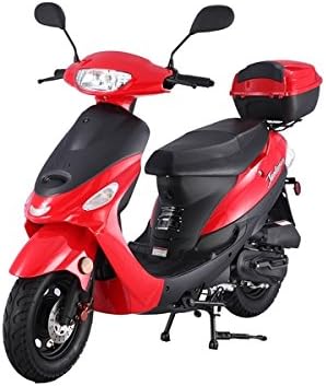 TAO 49cc / 50cc street legal fully automatic scooter moped with a Matching trunk - Choose your color