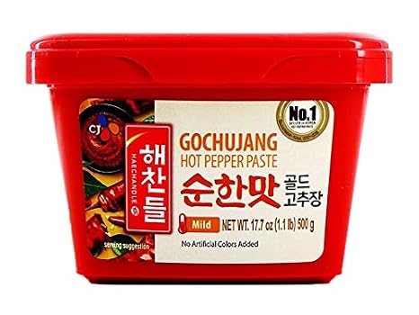 CJ Haechandle Gochujang Hot Pepper Paste Gochujang Mild , 2.2lb/1kg