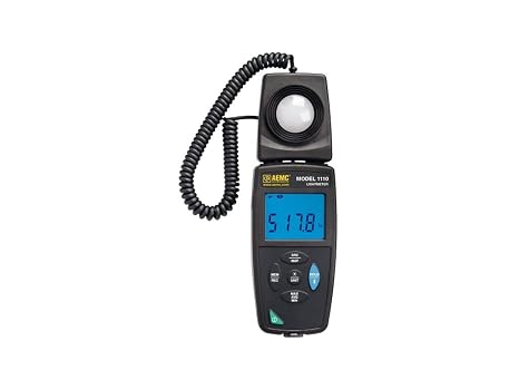 AEMC 1110 (2121.71) Lightmeter with Datalogging, lux and Foot-Candle Measurements