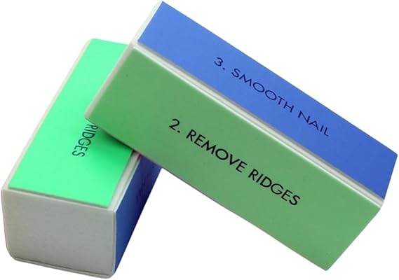2 Pcs Nail Art 4 Ways Polish Sanding File Block Manicure Product