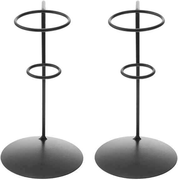 Operitacx 2 Pcs Ice Cream Cone Holder, Iron Ice Cream Rack Stand, Mini Ice Cream Cone Holder, Waffle Cone Display Stand for Ice Cream Parties Events