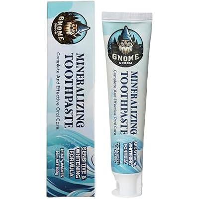 Mineralizing Toothpaste, Sensitive & Whitening Formula, SLS-Free, Fluoride-Free, 10% Hydroxyapatite, Sea Salt, Xylitol, All Ages 1