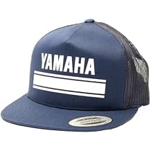 Yamaha Snapback Racing Hat Team, Classic Logo, Throwback Logo One Size Fits Most - Legend Navy
