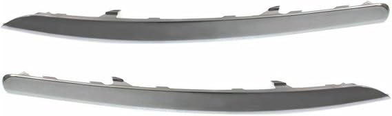 Bumper Trim Front Left Right for Kia Sportage 2011-2016 | Chrome, OE# KI1046103, Direct Fit