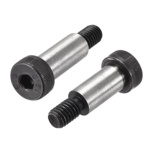 uxcell Alloy Steel Hexagon Socket Head Shoulder Screws Bolts, 1 Shoulder Length, 12 Shoulder Dia, 38-16 Thread, 2pcs