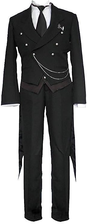 CosplayLife Black Butler Kuroshitsuji Sebastian Michaelis Cosplay Costume