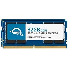 OWC 64GB (2x32GB) DDR5 5200 PC5-41600 CL42 2Rx8 262-pin 1.1V Non-ECC SODIMM Memory RAM Module Upgrade Kit for Select Laptops or All-in-One Systems
