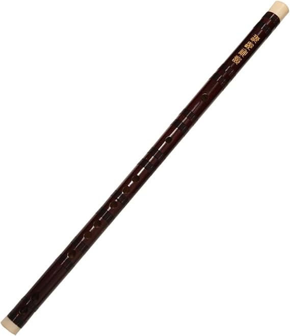Bamboo Flute Dizi Bamboo Flute Beginner Zero-based Instrument Tying Process(Brown A,G Key)