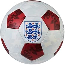 Mitre Engalnd Training 32 Football, White/Red, Size 5