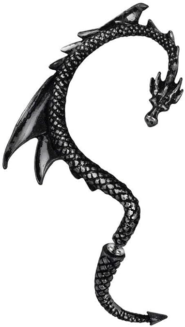 The Black Dragon's Lure Earring by Alchemy Gothic