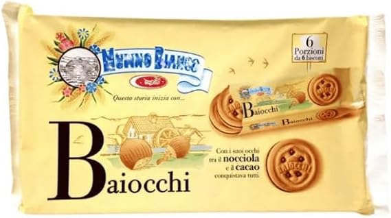 Mulina Biancu Baiocchi Chocolate Cookies Cake with Chocolate 336g - pack of 1
