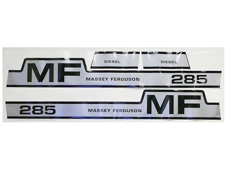 Decal for Massey Ferguson 285 & 285 US Built - Durable & Long Lasting
