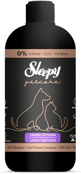 Sleepy Petcare Lavender Oily Pet Shampoo 500 ml