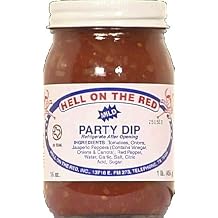 Hell on the Red Mild Party Dip Salsa, 16 oz (Pack of 2)