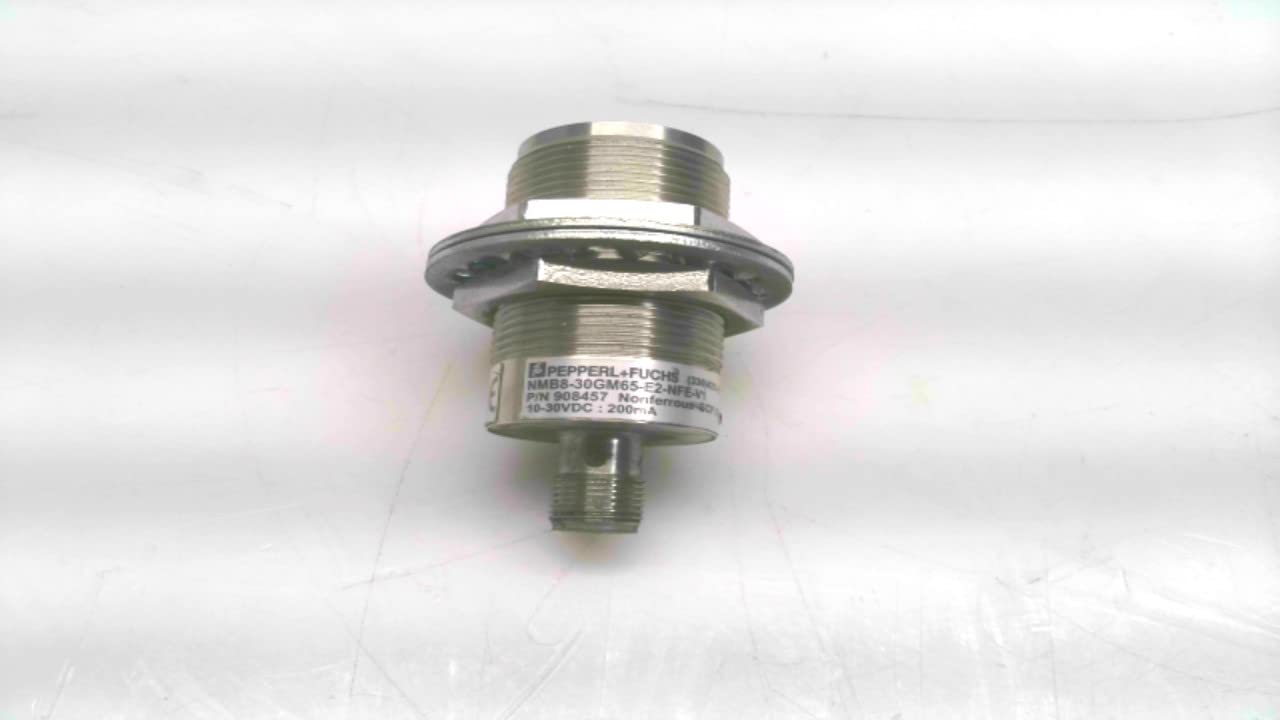 Pepperl Fuchs Nmb8-30Gm65-E2-Nfe-V1, Cylindrical Proximity Sensor Nmb8-30Gm65-E2-Nfe-V1
