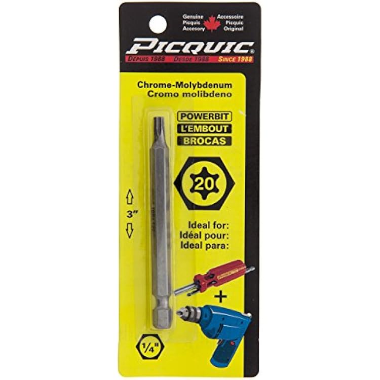 Bit, 3 Powerbit Carded - Torx 20