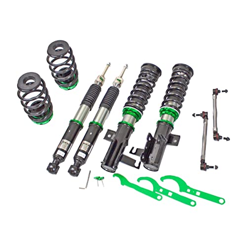 Rev9 R9-HS2-143 Hyper-Street II Coilover Suspension Lowering Kit, Mono-Tube Shock w 32 Click Rebound Setting, Full Length Adjustable, compatible with Chevrolet Cruze 2010-15