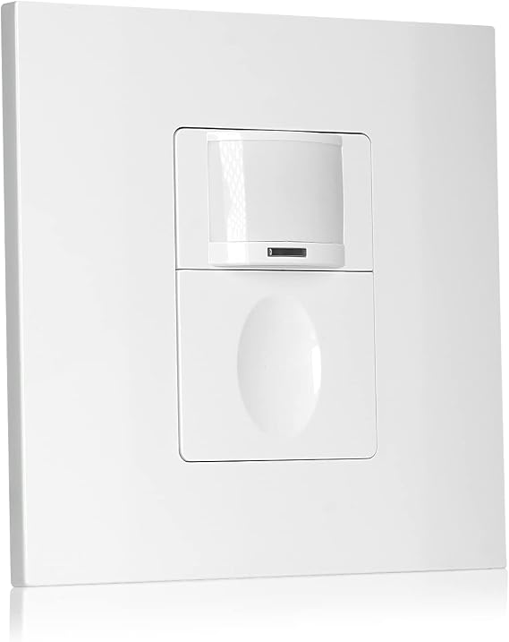 RAYZEEK PIR Motion Sensor Light Switch, No Neutral Wire Needed, 3 Working Modes: Occupancy/Vacancy/Manual ON/OFF, Single-Pole, 100-265VAC Wall Mounted, PC Fireproof