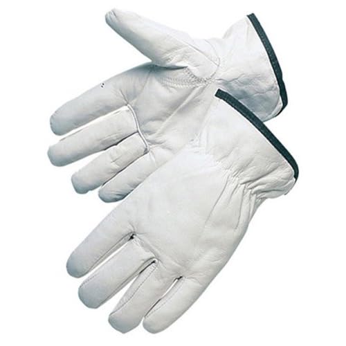Liberty Glove & Safety 6827M Quality Grain Goatskin Leather Driver Glove with Keystone Thumb, Medium Pack of 12