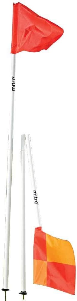 Mitre Foldable Football Corner Flags | Set of 4 | Training Equipment Flags