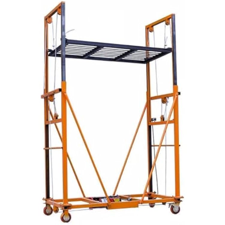 Multifunctional Multifunctional Lifting Machine Electric Lifting Scaffold, Mobile Folding Automatic Telescopic and Climbing Platform for Aerial Operations, Max Raise Height 2-5M Construction SiteRise