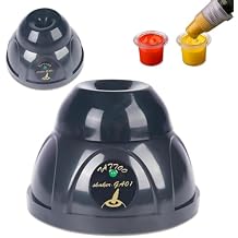 Mini Vortex Ink Mixer, 4000RPM Pigment Mixer Lab Beauty Paint Shaker with Touch Function, Mix Tattoo Ink Nail Polish Eyelash Glue Ultra-Quiet Motor (Black)